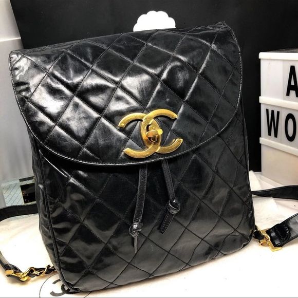 CHANEL VINTAGE BACKPACK - Picture 1 of 15